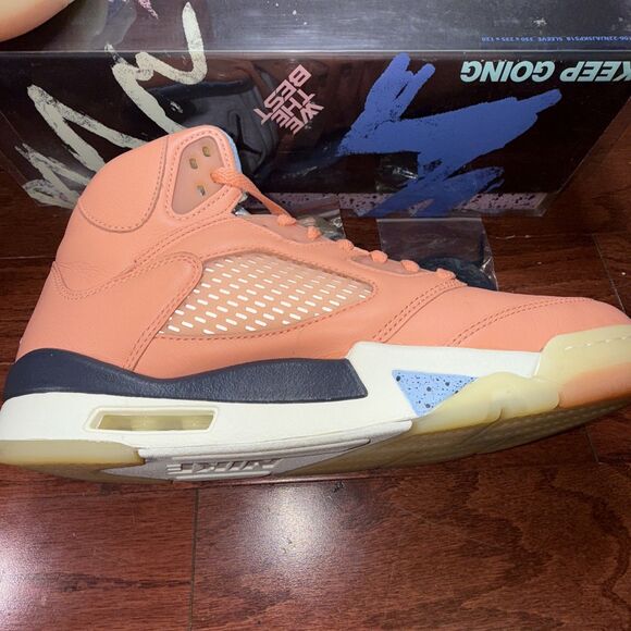 Jordan 5 Retro x DJ Khaled Mid We The Best Crimson Bliss Men’s Size 8 - Picture 4 of 16